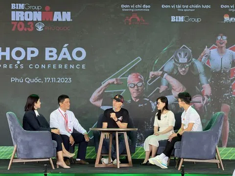 Gần 2.000 vận động viên tham gia tranh tài tại Bim Group Ironman 70.3 Phú Quốc