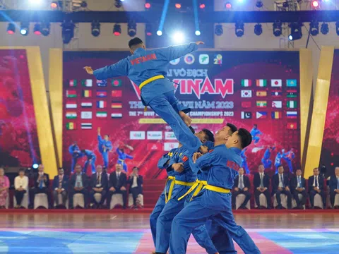 Khai mạc giải vô địch Vovinam thế giới lần thứ VII năm 2023: Có 35 quốc gia về tham dự giải