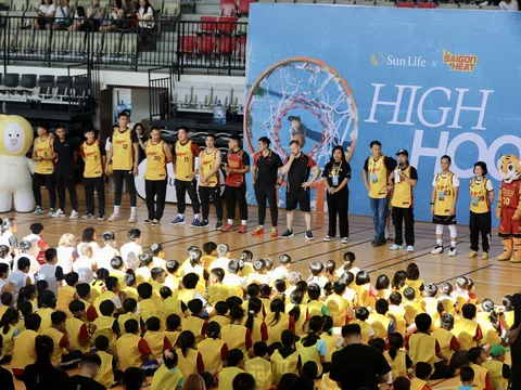 Dàn sao bóng rổ Saigon Heat khuấy động Ngày hội Bóng rổ High Hoop