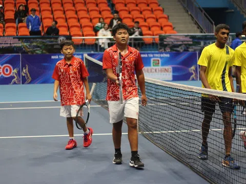 Giải Quần vợt vô địch U14 ITF châu Á: Tiến Anh/Tuấn Phong giành hạng nhất nội dung đôi nam