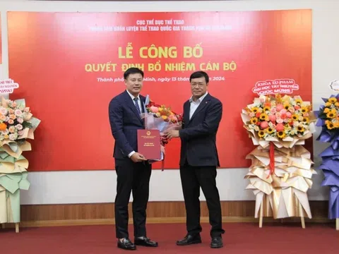 Ông Phạm Thanh Tú giữ chức Giám đốc Trung tâm Huấn luyện Thể thao quốc gia TP.HCM