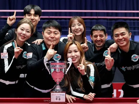 Nguyễn Quốc Nguyện giúp Hana Card vô địch giải Billiards PBA Team League