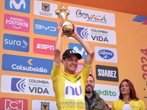 Rodrigo Contreras đăng quang Tour Colombia 2024