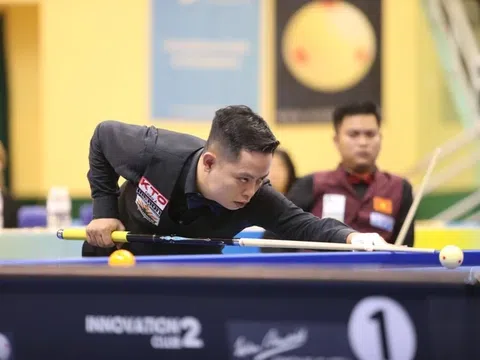 Lê Thành Tiến khởi đầu thuận lợi cho chiến dịch chinh phục làng Billiards thế giới UMB