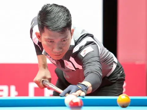 Ngô Đình Nại thắng trận thứ ba liên tiếp ở Round 9 giải Billiards PBA Tour