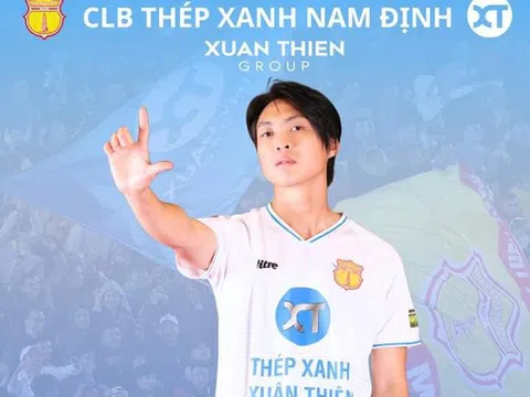 Tuấn Anh chính thức gia nhập câu lạc bộ Nam Định