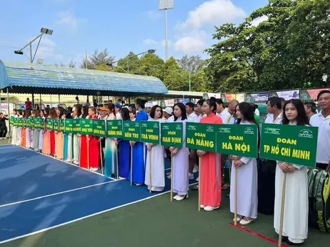 Gần 300 tay vợt tranh tài tại giải Tennis ngành Trang trí Nội thất miền Trung Nam bộ và Tây Nguyên lần thứ 15