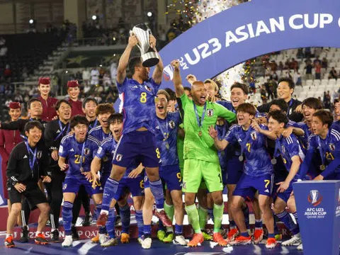 Nhật Bản lần thứ hai giành chức vô địch U23 châu Á
