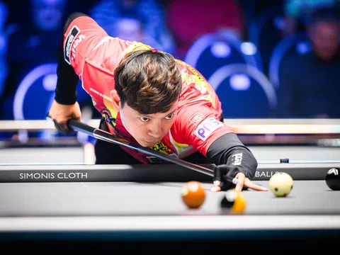 Dương Quốc Hoàng khởi đầu mạnh mẽ ở giải Billiards Pool UK Open 2024