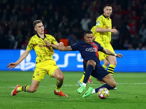 PSG 0-1 (0-2) Dortmund: Les Parisiens bất lực trước "Bức tường vàng"