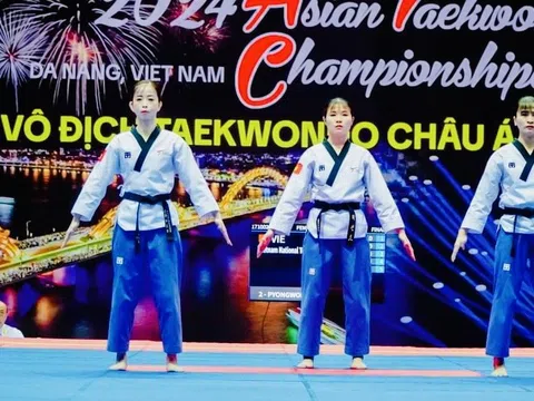 Taekwondo Việt Nam giành huy chương vàng tại giải vô địch châu Á 2024
