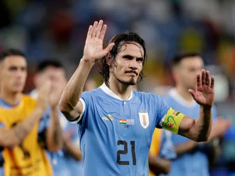 Cavani chia tay tuyển Uruguay trước thềm COPA America 2024