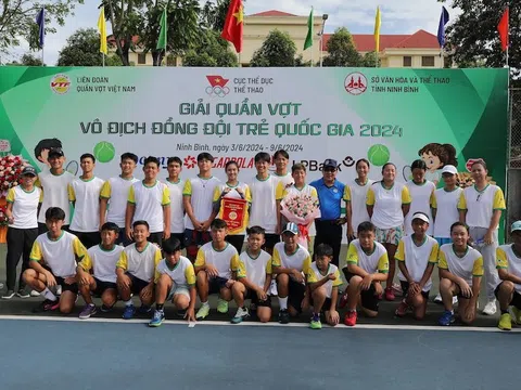 Khai mạc giải Quần vợt vô địch đồng đội trẻ quốc gia năm 2024 tại Ninh Bình