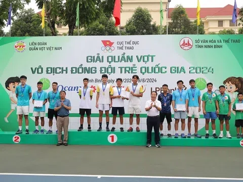 TP.HCM giành 4 chức vô địch giải Quần vợt đồng đội trẻ quốc gia