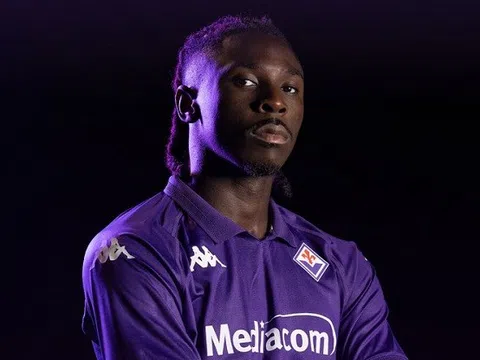 Moise Kean chính thức khoác áo Fiorentina