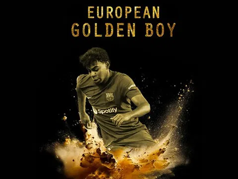 Lamine Yamal sẽ trở thành cầu thủ trẻ nhất lịch sử đoạt Golden Boy