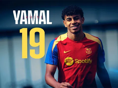 Barcelona trao số áo cũ của Messi cho Yamal