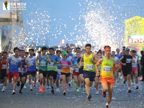 Hơn 6.000 vận động viên tham dự giải Marathon Cà Mau năm 2024