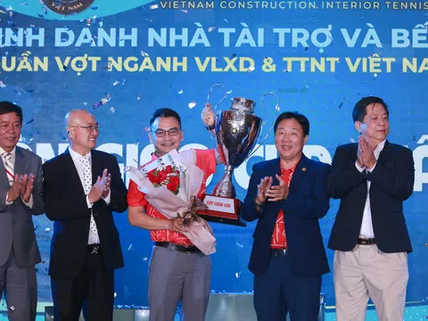 Hơn 250 vận động viên tham dự giải Quần vợt Ngành VLXD - TTNT Việt Nam