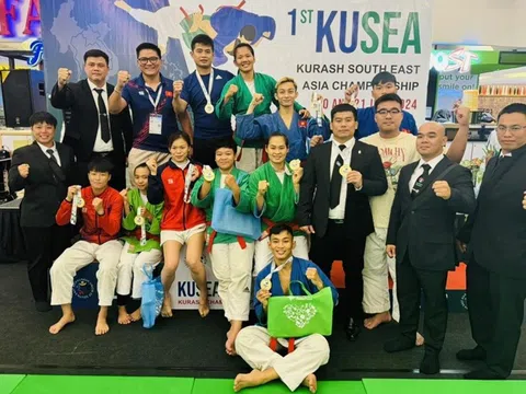 Kurash Quân đội góp công lớn cho tuyển Việt Nam tại giải vô địch Đông Nam Á 2024