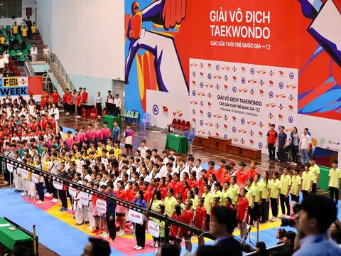 Khai mạc giải vô địch Taekwondo các lứa tuổi trẻ Quốc gia - CJ 2024