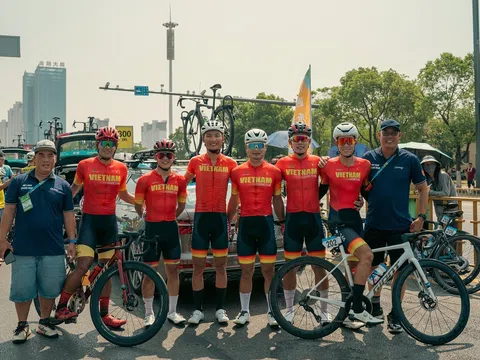 Ba tuyển thủ Việt Nam về trong tốp đầu Tour of Poyang Lake 2024