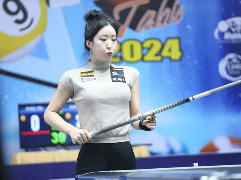 Hot girl Billiards Hàn Quốc vào tứ kết, tranh ngôi vô địch với dàn hảo thủ Việt Nam tại Tour 3 HBSF 2024