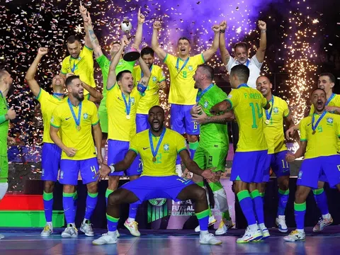 Tuyển Brazil lần thứ 6 giành chức vô địch Futsal World Cup