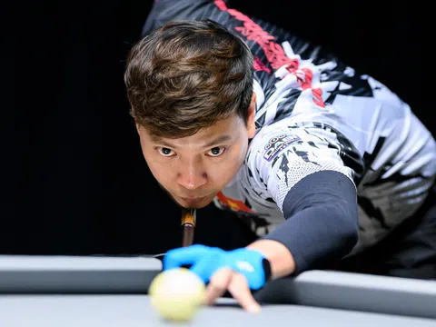 Dương Quốc Hoàng khởi đầu nhàn nhã ở giải Billiards Pool 9 bi Hà Nội Open 2024