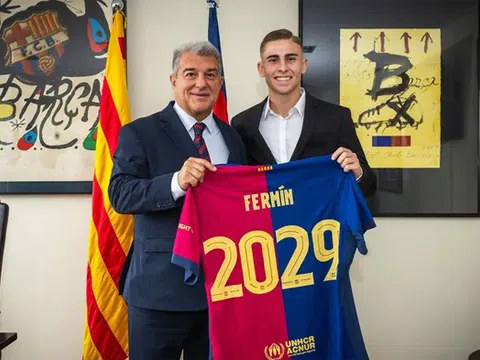 Fermin Lopez được Barca trao bản hợp đồng tới năm 2029