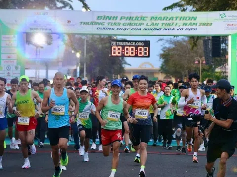 Gần 10.000 vận động viên tham gia giải Bình Phước Marathon - Trường Tươi Group 2024