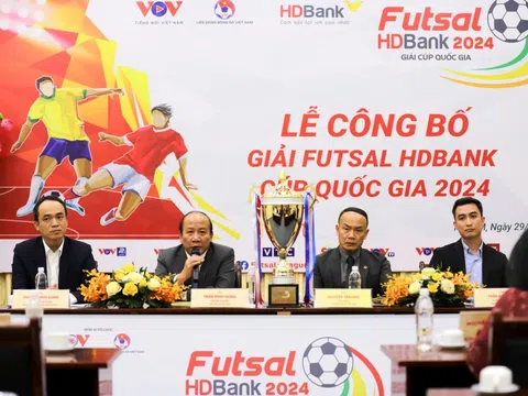 Lễ công bố và bốc thăm chia bảng Giải Futsal HDBank Cúp quốc gia 2024