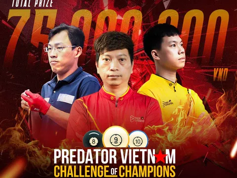 Giải Billiards Pool Predator Việt Nam Challenge of Champions 2025: Cuộc hội tụ đỉnh cao của những nhà vô địch