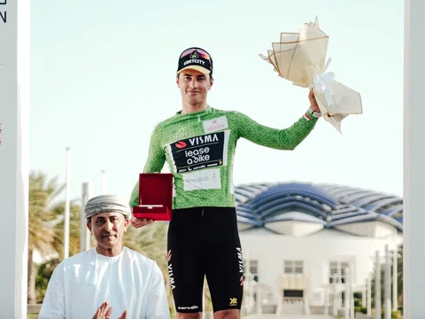 Olav Kooij khẳng định phong độ với 2 chiến thắng tại Tour of Oman