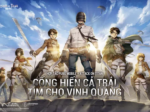 PUBG MOBILE phiên bản cập nhật 3.8: Rung chấn toàn cầu với màn hợp tác Attack On Titan