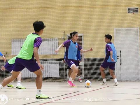 Futsal nữ Việt Nam sẵn sàng đối đầu Nhật Bản tại Tứ kết châu Á