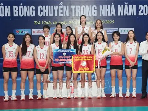 Đội nữ Binh chủng Thông Tin và nam Khánh Hòa đăng quang tại giải vô địch Bóng chuyền Trẻ Quốc gia 2025