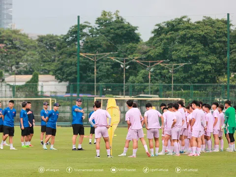U16 Việt Nam tăng tốc chuẩn bị cho Giải Bóng đá U16 quốc tế CFA Team China 2025