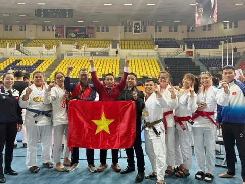 Giải vô địch Jujitsu châu Á 2025: Việt Nam xếp hạng ba với 7 huy chương vàng