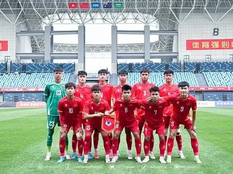 U16 Việt Nam ngược dòng chia điểm trước chủ nhà Trung Quốc