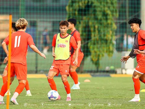 U22 Việt Nam giữ nhịp tập luyện hướng đến giải Bóng đá U23 Đông Nam Á 2025