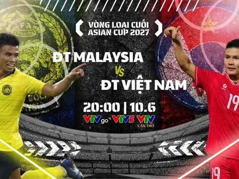 VTV sở hữu bản quyền truyền hình 3 trận sân khách của đội tuyển Việt Nam tại Vòng loại ASIAN Cup 2027