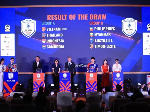 Đội tuyển nữ Việt Nam đối đầu Thái Lan và Indonesia tại AFF Cup 2025