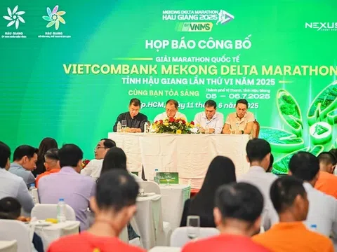 Giải Marathon quốc tế “Vietcombank Mekong Delta” Hậu Giang 2025: Sự kiện thể thao  du lịch tiêu biểu của Đồng bằng sông Cửu Long
