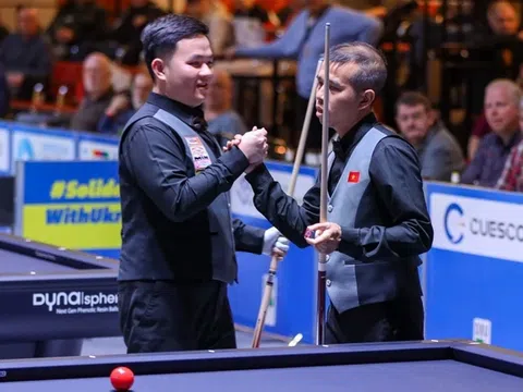 Trần Quyết Chiến và Bao Phương Vinh cùng tiến vào vòng 16 World Cup Billiards Ankara 2025