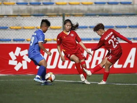 Lượt 2 Giải Bóng đá nữ vô địch U16 Quốc gia 2025: U16 Sơn La giành chiến thắng đầu tay
