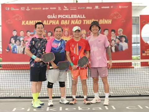 Giải pickleball “độc lạ” với nhiều nghệ sĩ và người nổi tiếng tham gia