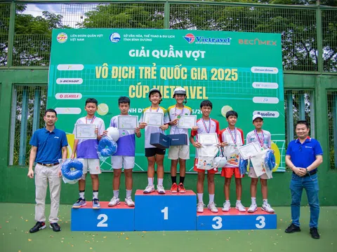 Giải Quần vợt vô địch trẻ Quốc gia - Cúp Vietravel 2025: Khép lại mùa giải trẻ rực rỡ, bùng nổ cảm xúc trên sân đấu