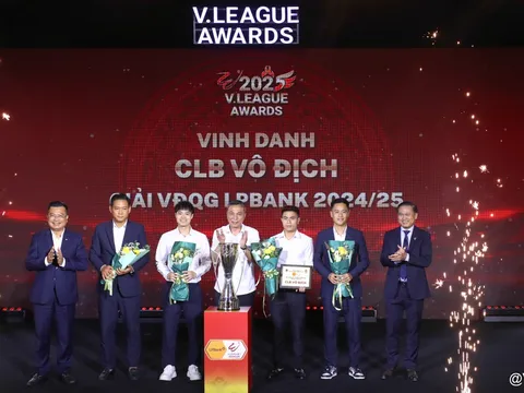 Gala V.League 2024-2025: Tôn vinh giá trị bản sắc, khép lại mùa giải giàu cảm xúc