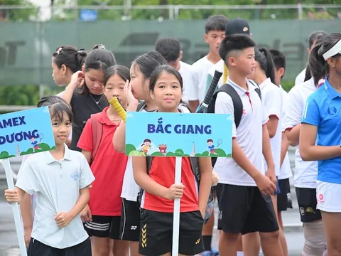 Bắc Ninh sôi động ngày hội quần vợt trẻ quốc gia - Cúp Vietravel 2025